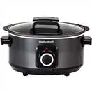 Morphy Richards 460020 Sear & Stew Slow Cooker 3.5 Litre With Hinged Lid Black