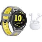 HUAWEI Watch GT Runner + Freebuds 4i Smart Watch - Grey - includes Freebuds 4i