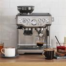 Sage The Barista Express BES875UK Espresso Coffee Machine with Integrated Burr Grinder - Brushed Steel