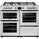 Belling Cookcentre 110G Professional Stainless Steel 110cm Gas Range Cooker