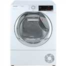 Hoover Dynamic Next Advance DXH9A2TCE Free Standing Heat Pump Tumble Dryer in White / Chrome