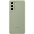 Official Samsung Galaxy S21 FE Silicone Cover Case - Olive Green Colour: Green