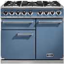 Falcon 1000 DELUXE F1000DXDFCA/NM Free Standing Range Cooker in China Blue