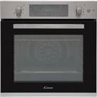Candy FCPKS816X Built In Electric Single Oven with added Steam Function - Stainless Steel - A Rated