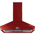 Falcon FHDSE1000RD/N Integrated Cooker Hood in Cherry Red