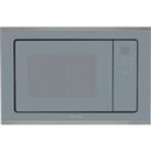 Smeg FMI420S2 Cucina 800 Watt Microwave Built In Silver Glass