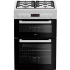 Beko KTG613W A+ Gas Cooker with Gas Hob 60cm Free Standing White New
