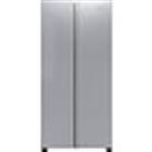 Fridgemaster MS83430FFS Free Standing American Fridge Freezer in Silver