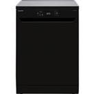 Sharp QW-NA1CF47EB-EN Standard Dishwasher - Black - E Rated