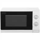 Sharp R20DWM Free Standing Microwave Oven in White