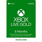 Xbox 6 Month Xbox Live Gold Membership Digital Code