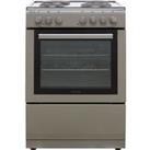 Electra SE60S Electric Cooker with Solid Plate Hob  Silver  A Rated