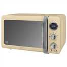 Swan Retro SM22030CN Free Standing Microwave Oven in Cream