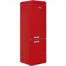 Swan Retro SR11020RN Free Standing Fridge Freezer in Red