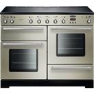 Rangemaster Toledo + TOLP110EIIV/C 110cm Electric Range Cooker with Induction Hob - Ivory / Chrome - A/A Rated