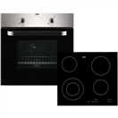 Zanussi ZPVF4130X Integrated Oven & Hob Pack in Stainless Steel / Black