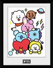 BT21 Characters Stack Framed Print