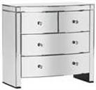 Argos Home Canzano 4 Drawer Mirrored Chest of Drawers