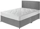 Argos Home Elmdon Comfort Double Divan Bed - Grey