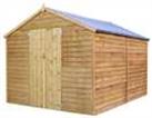 Mercia Wooden 12 x 8ft Overlap Windowless Shed