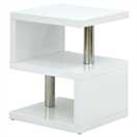 Polar LED White Gloss Living Room Furniture - Coffee Table, Sideboard & TV Units