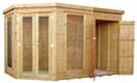 Mercia Corner Summerhouse with Shed - 7 x 7ft