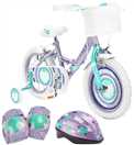 Pedal Pals 14 Inch Violet Hearts Children's Bike and Accessories Set