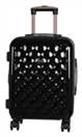 IT Luggage Expandable 8 Wheel Hard Cabin Suitcase - Black