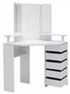 Argos Home Heathland 5 Drawer with Mirror Dressing Table - White