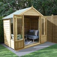 7' x 5' Forest Oakley Double Door Apex Summer House (2.32m x 1.53m)