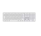 APPLE Magic Wireless Keyboard with Touch ID & Numeric Keypad  White & Silver