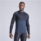 Kiprun Care Men's Breathable Long-sleeved Running T-shirt - Black