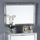 Swept Bevelled Mirror Silver