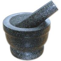 Granite Pestle & Mortar Set Black