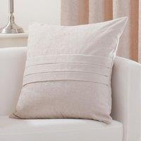Large Chenille Cream Cushion Cream