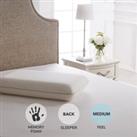 Dorma Tencel Blend Memory Foam Traditional MediumSupport Pillow White
