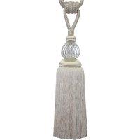 Monroe Linen Glass Tieback Cream