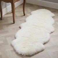 Double Pelt Sheepskin Rug Grey
