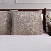Dorma Charlbury Champagne Continental Pillowcase Champagne