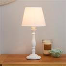 Tofty Mini White Table Lamp Cream