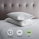 Fogarty Duck Feather and Down FirmSupport Pillow Pair White