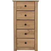 Panama 5 Drawer Chest Natural