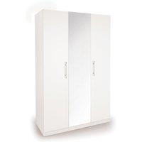 Acton Triple Wardrobe White