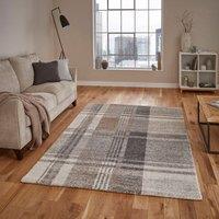 Beige and Grey Elegant 4892 Rug Grey/Natural
