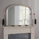 Yearn Contemporary Overmantle Mirror 112x77cm Champagne Grey