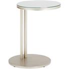 Mara Round Side Table Silver