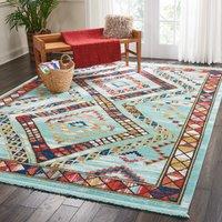 Navajo 2 Rug Blue/Red
