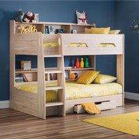 Orion Single Oak Bunk Bed White