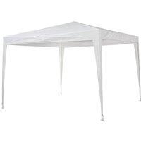 3m x 3m White Gazebo White