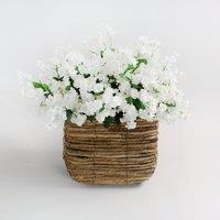 Pack of 24 Artificial Seventh Heaven White Spray 48cm White